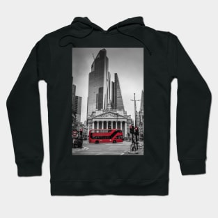 View of the City, London, with London Bus Hoodie